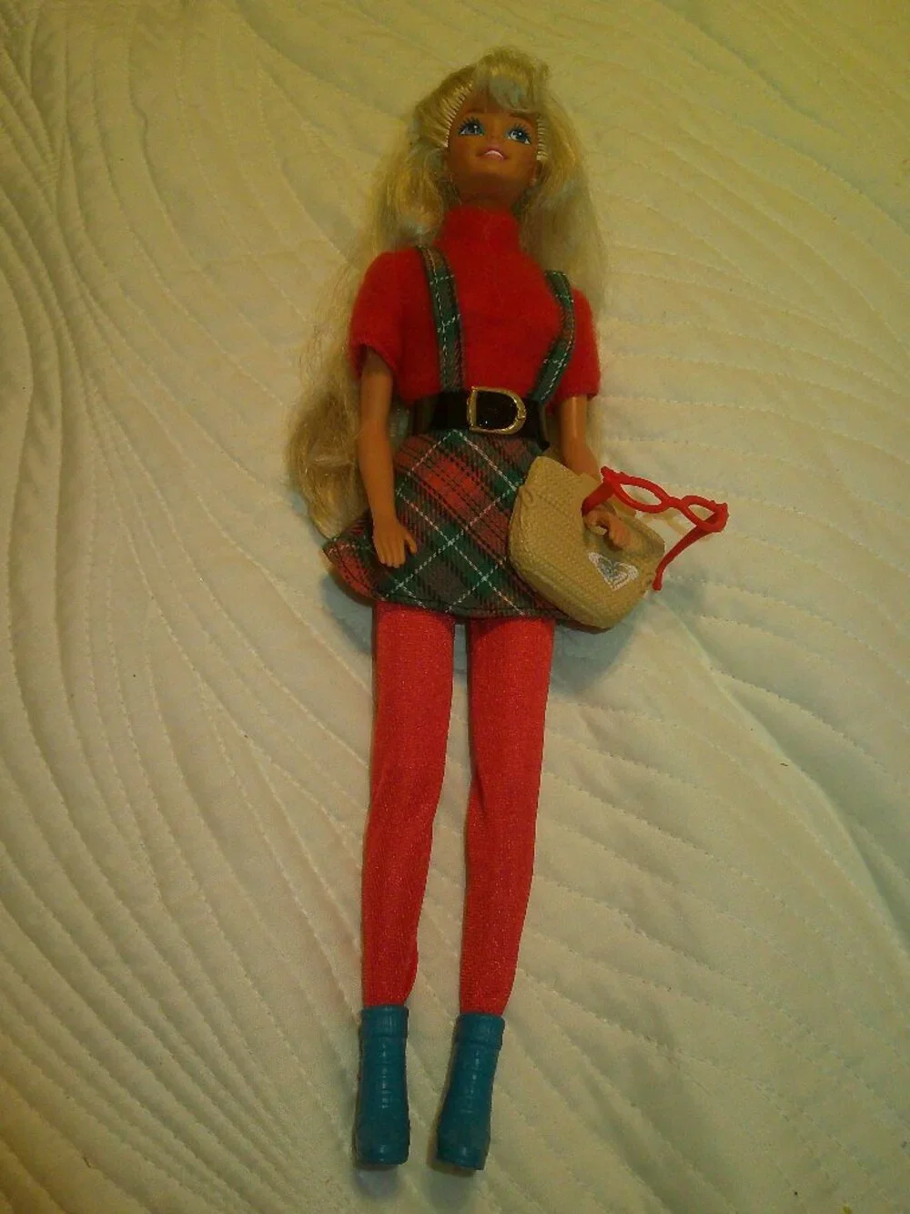 Vintage Barbie In a Cute Winter Outfit ~ School Girl Vibes
